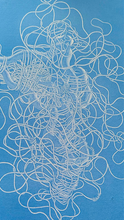 Load image into Gallery viewer, MadalenaNegrone-EntangledOvalLightBlue-TourneGallery
