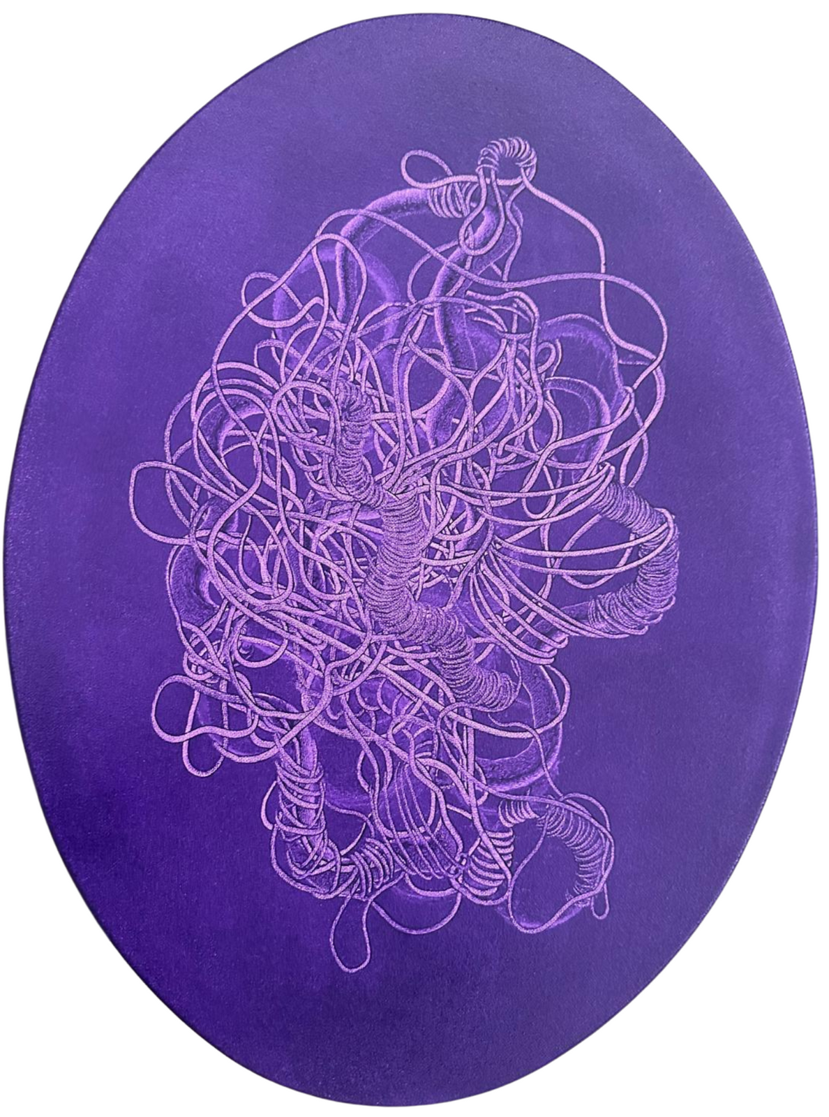 MadalenaNegrone-EntangledOvalPurple2-TourneGallery